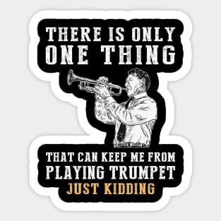 Trumpet Tunes and Trumpet Chuckles - Harmonize the Humor! Sticker